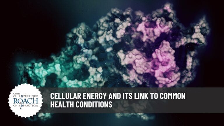 a multi-colored representation of mitochondria