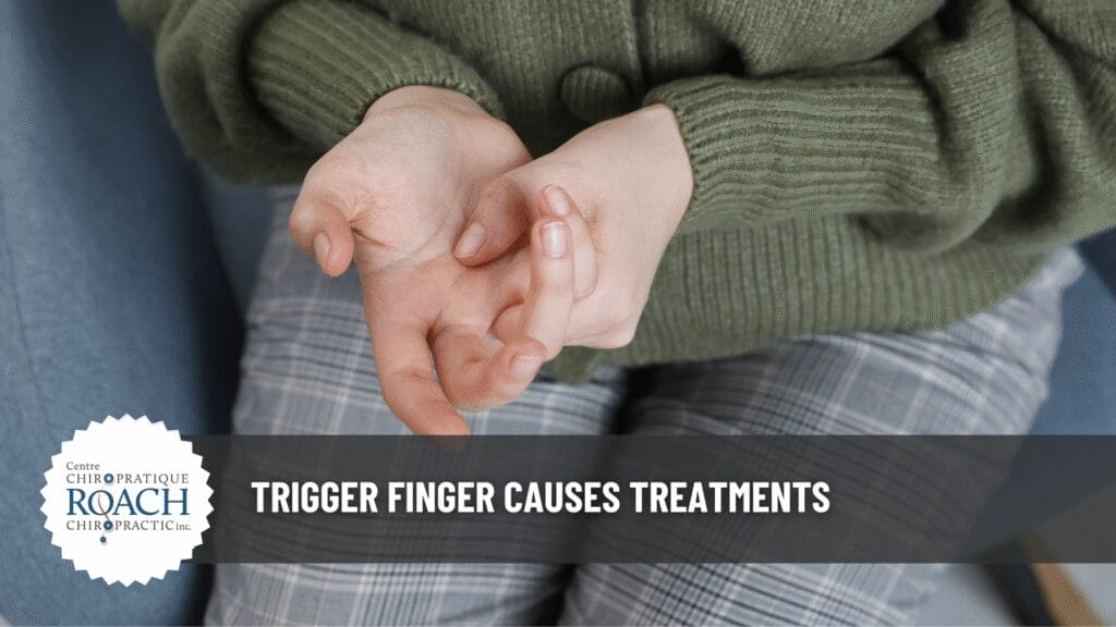 a person holding their hand in pain, experiencing trigger finger symptoms