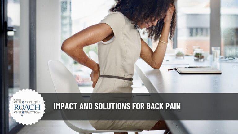 woman placing her right arm on her back experiencing back pain