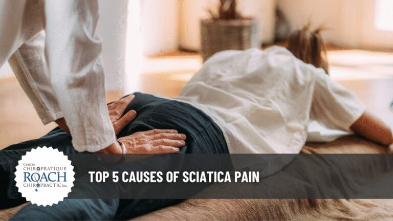 a patient receiving chiropractic care to provide sciatic pain relief