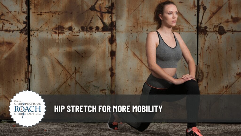 a woman performing hip flexor stretches