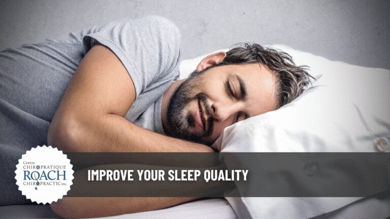 a man enjoying improvement in sleep after chiropractic care