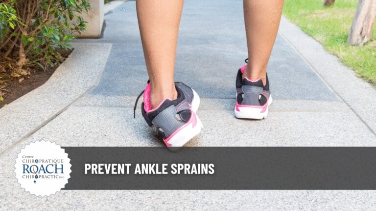 a person in running shoes, possibly about to sprain their ankle