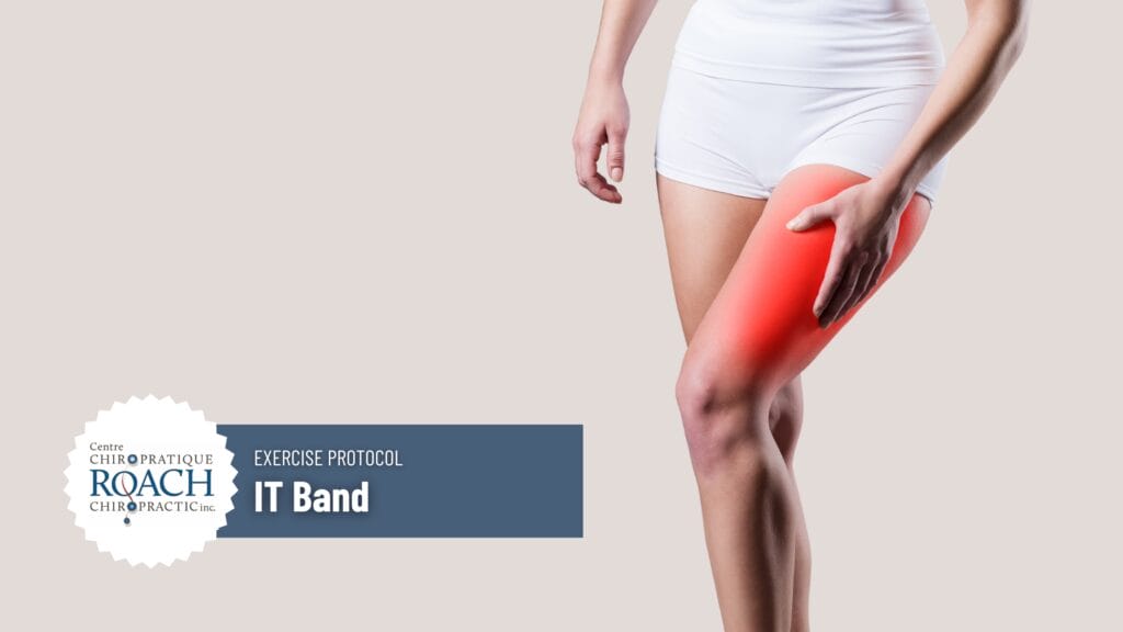 a woman holding her knee in pain from IT Band