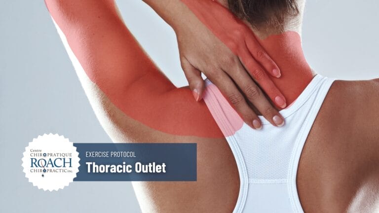 a woman experiencing pain from her neck down to the pinky and ring finger - thoracic outlet syndrome