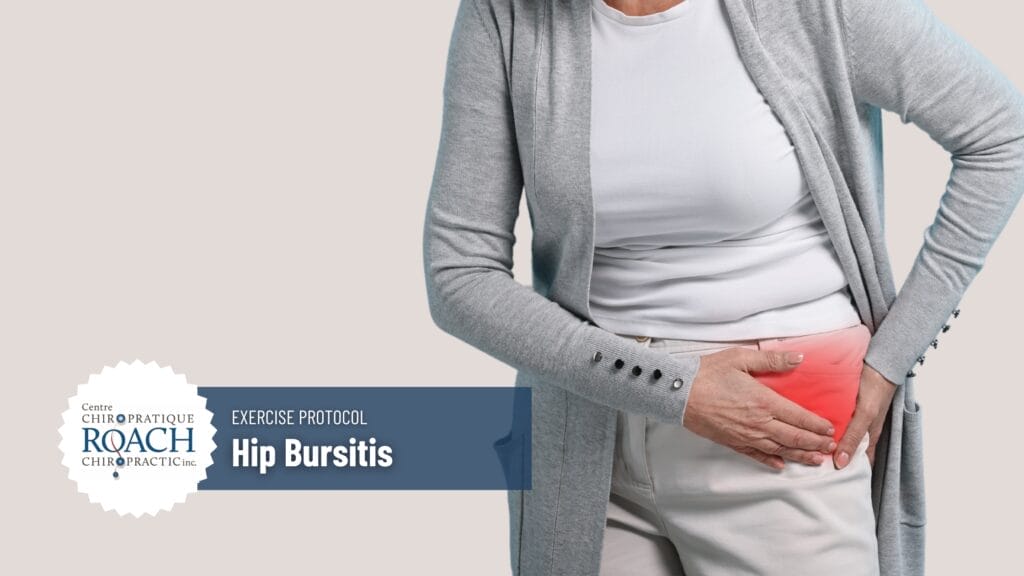 a woman holding her hip experiencing hip bursitis