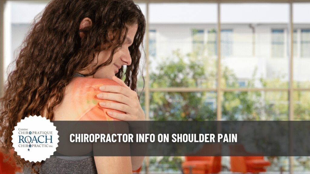person holding shoulder in pain