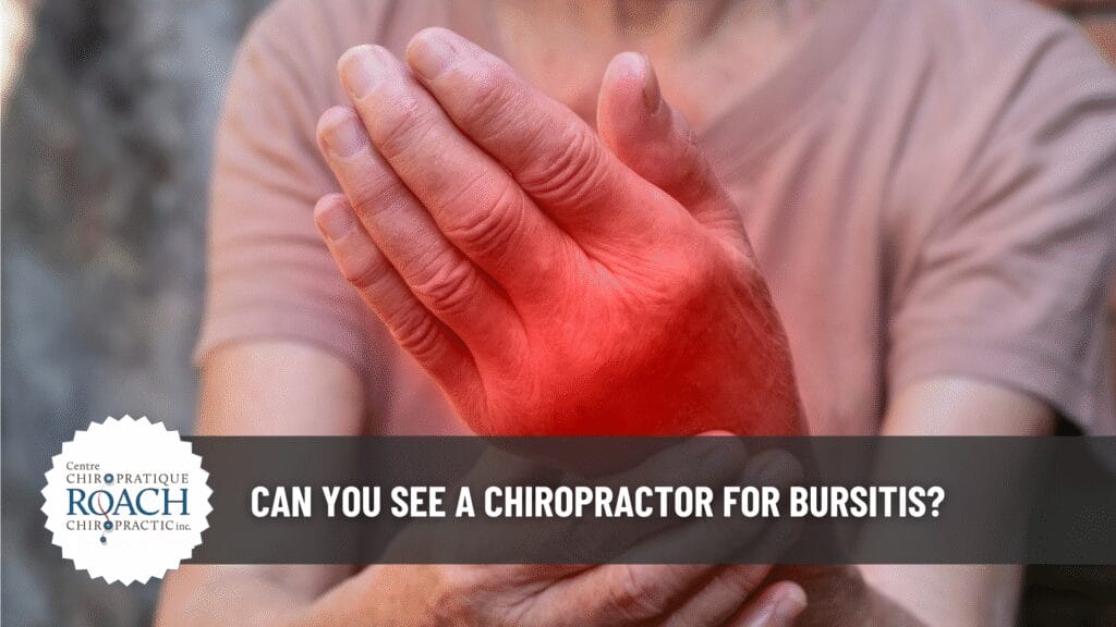 a person holding their hand in pain experiencing bursitis