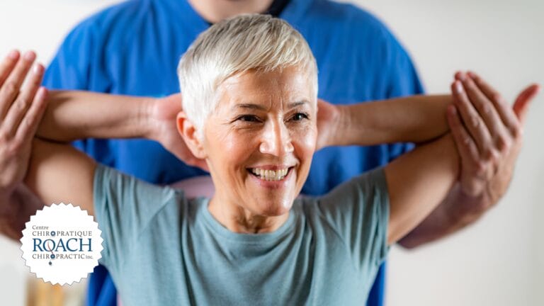 a senior citizen receiving chiropract care to maintain health and relieve pain